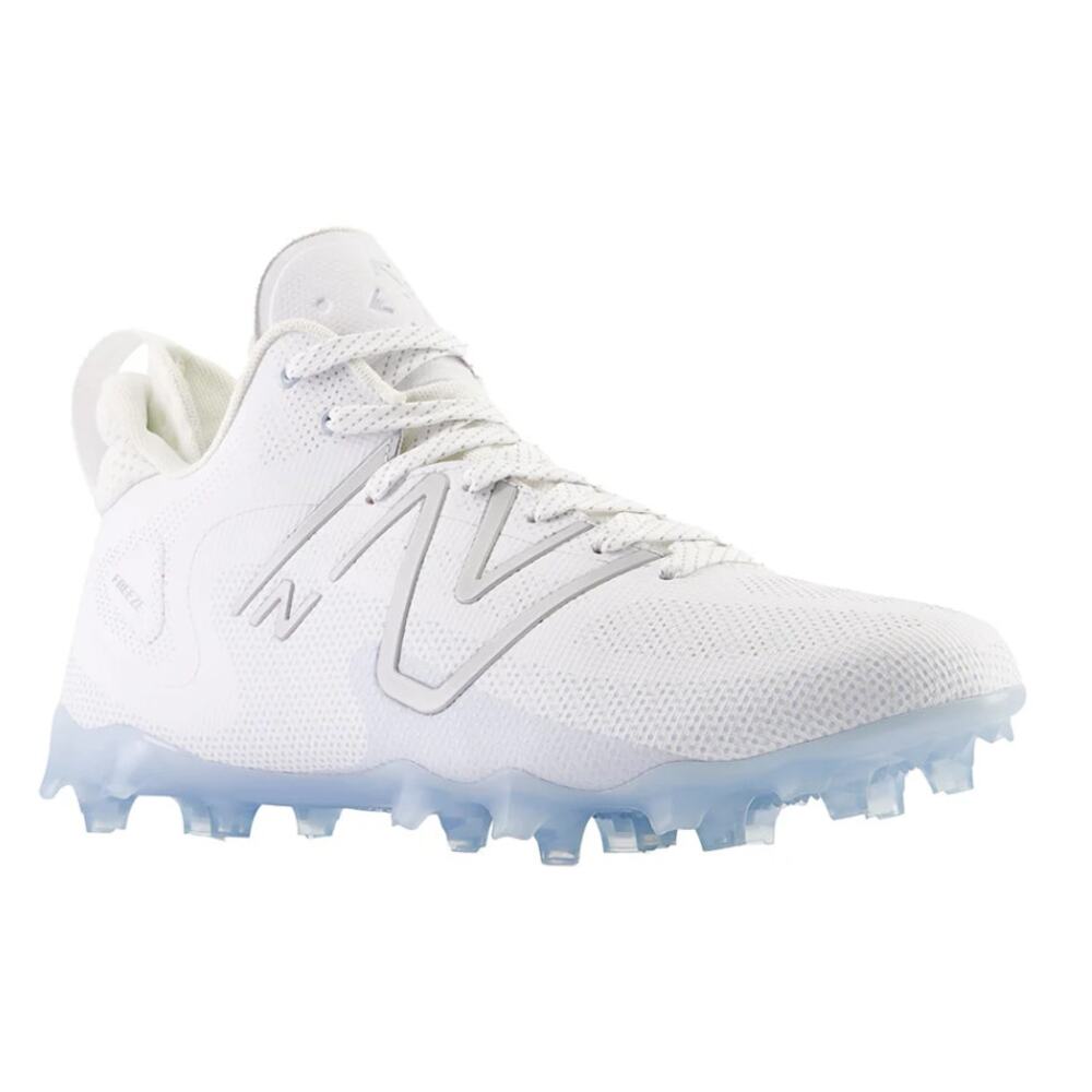New Balance Mens Freeze 4.0 Lacrosse Cleats US 10 EU 44 White Blue Athletic NWOB